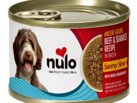 Nulo Dog Ancient Grains Stew Beef And Seabass 6Oz Online Hot Sale