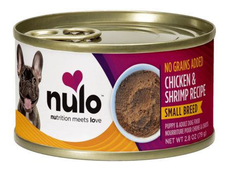 Nulo Dog Small Breed Pate Grain Free Chicken And Shrimp 2.8Oz Online