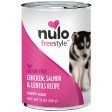 Nulo Freestyle Grain-Free Puppy Wet Dog Food Chicken, Salmon, & Lentils 13oz. (Case of 12) Online Sale