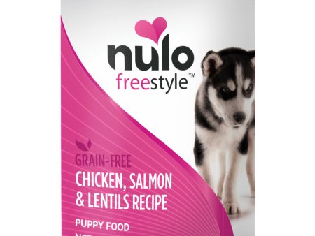 Nulo Freestyle Grain-Free Puppy Wet Dog Food Chicken, Salmon, & Lentils 13oz. (Case of 12) Online Sale