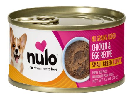 Nulo Dog Small Breed Puppy Pate Grain Free Chicken And Egg 2.8Oz For Discount