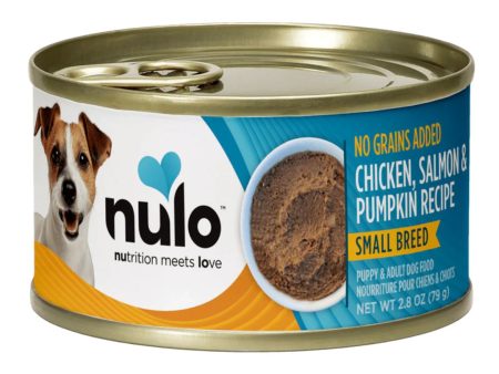 Nulo Dog Small Breed Pate Grain Free Salmon And Pumpkin 2.8Oz For Discount