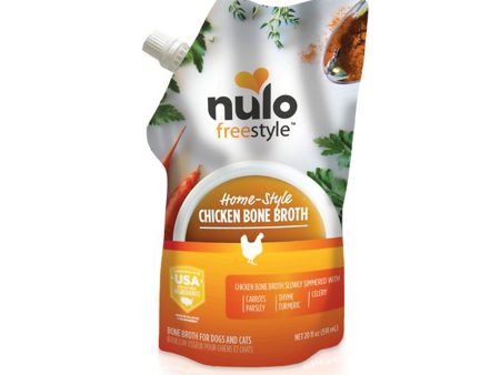 Nulo Freestyle Dog Food Topper Chicken Bone Broth 20oz. (Case of 6) For Discount