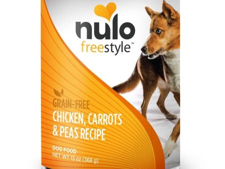 Nulo Freestyle Grain Free Wet Dog Food Chicken, Peas, & Carrots 13oz. (Case of 12) Online Sale