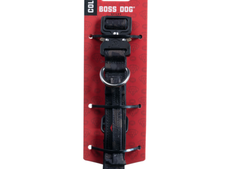 Boss Dog Tactical Adjustable Dog Collar Black Camo, 1ea Small, 13-16 in on Sale