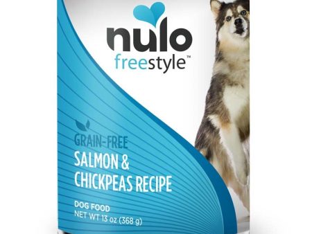 Nulo Freestyle Grain Free Wet Dog Food Salmon & Chickpeas 13oz. (Case of 12) Online now