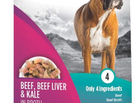 Nulo Freestyle Dog Food Topper Beef, Liver & Kale in Broth 2.8oz. (Case of 24) Cheap