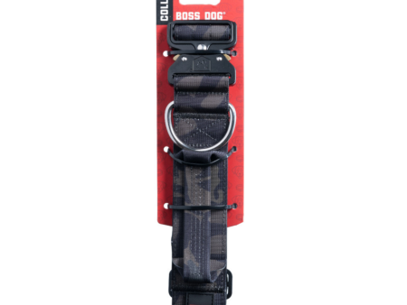 Boss Dog Tactical Adjustable Dog Collar Black Camo, 1ea XLarge, 20-28 in Online Hot Sale