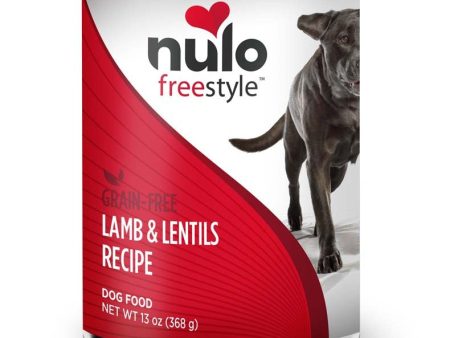 Nulo Freestyle Grain Free Wet Dog Food Lamb & Lentils 13oz. (Case of 12) Online now