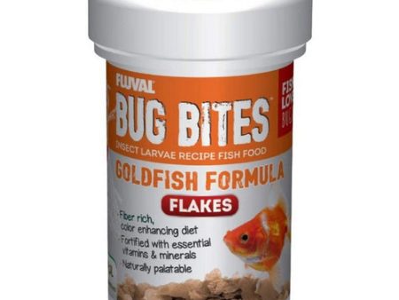 Fluval Bug Bites Insect Larvae Goldfish Formula Flakes 0.63 oz by Fluval Cheap