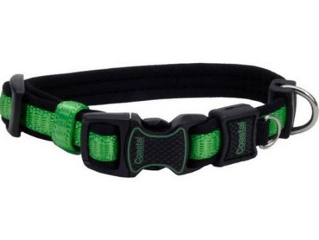 Inspire Adjustable Dog Collar 1 X 14-20 Inches, Green by Comfort Wrap Supply